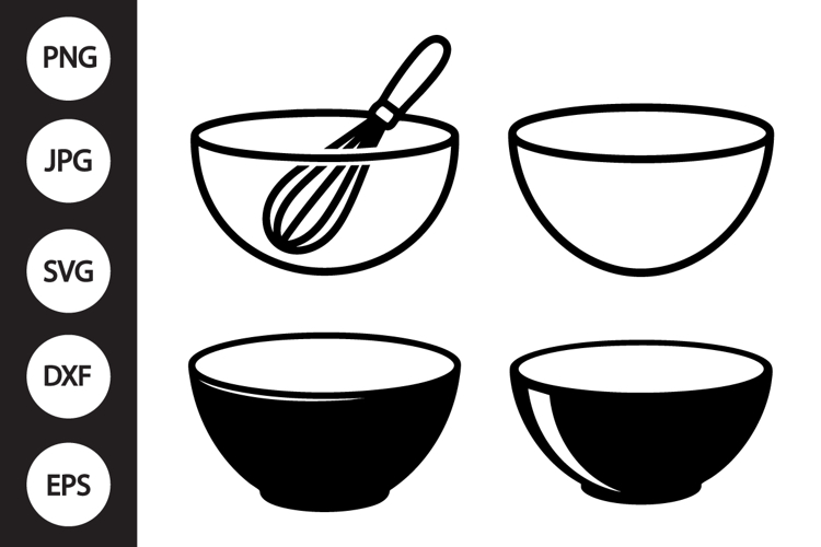 Mixing Bowl Clipart