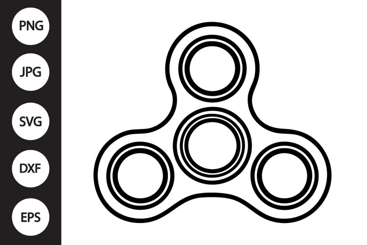Fidget Spinner SVG example image 1