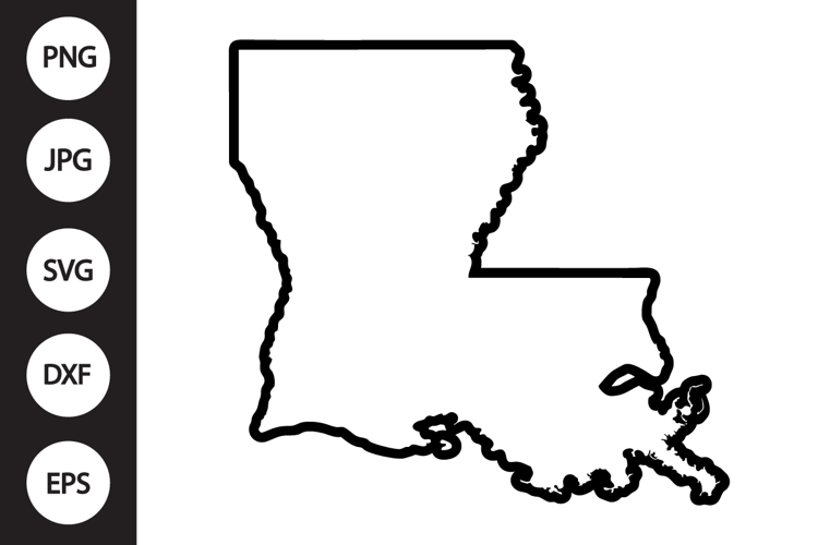 Louisiana State SVG