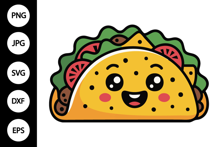 Taco Vector Image 9