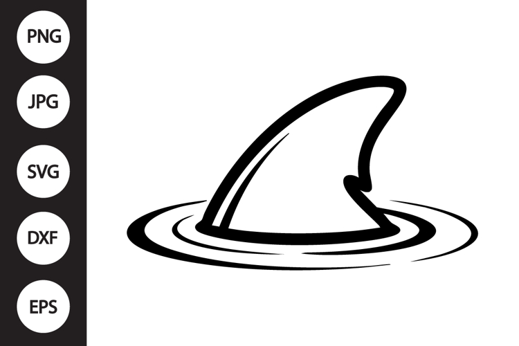 Shark Fin SVG example image 1
