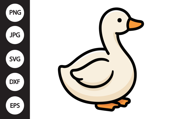 Cute Goose SVG