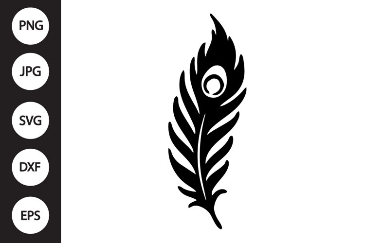 Peacock Feather SVG example image 1