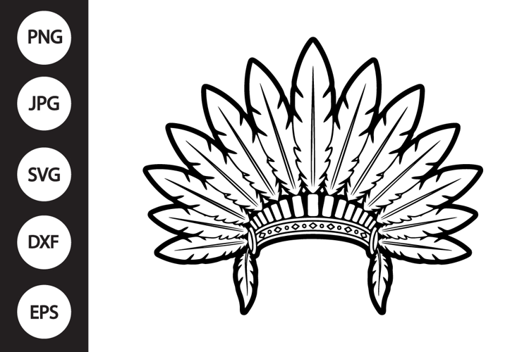 Native American Headdress SVG