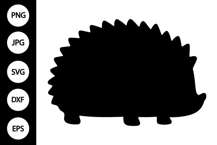 Silhouette Hedgehog SVG example image 1