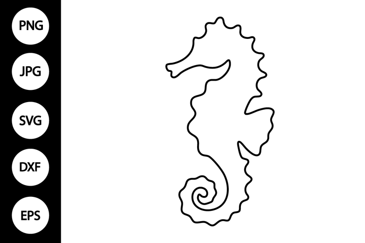 Seahorse Coloring Page Image 4
