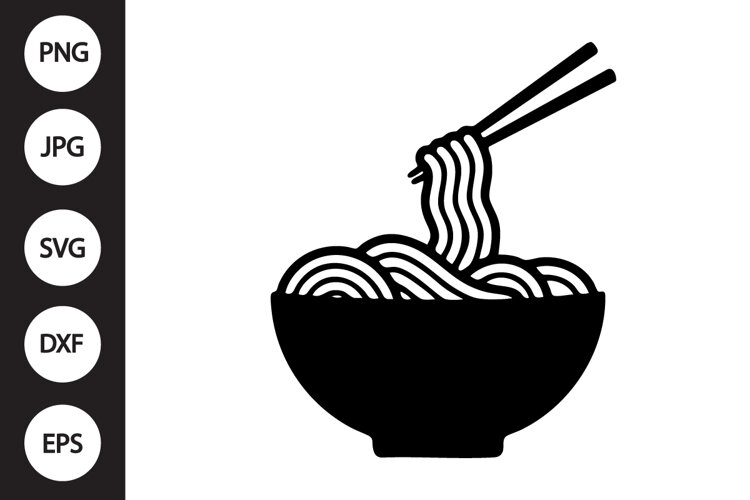 Noodles Bowl SVG example image 1