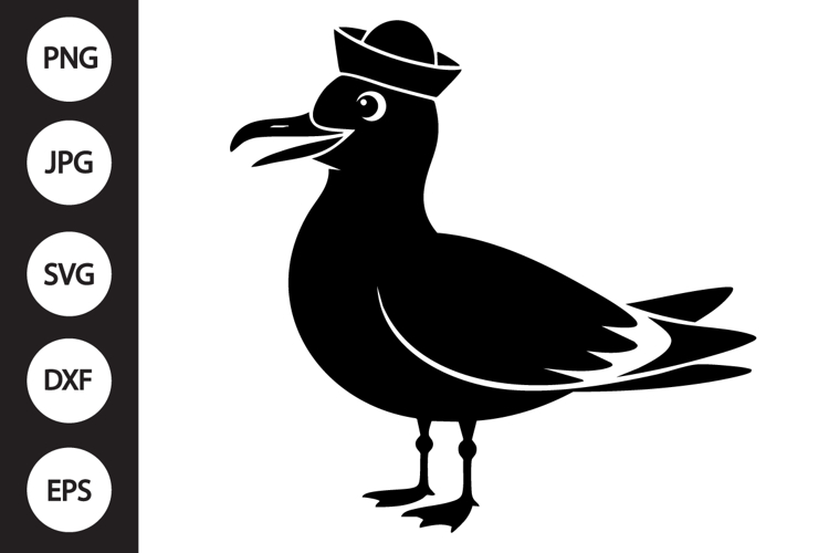 Seagull Clipart Image 23
