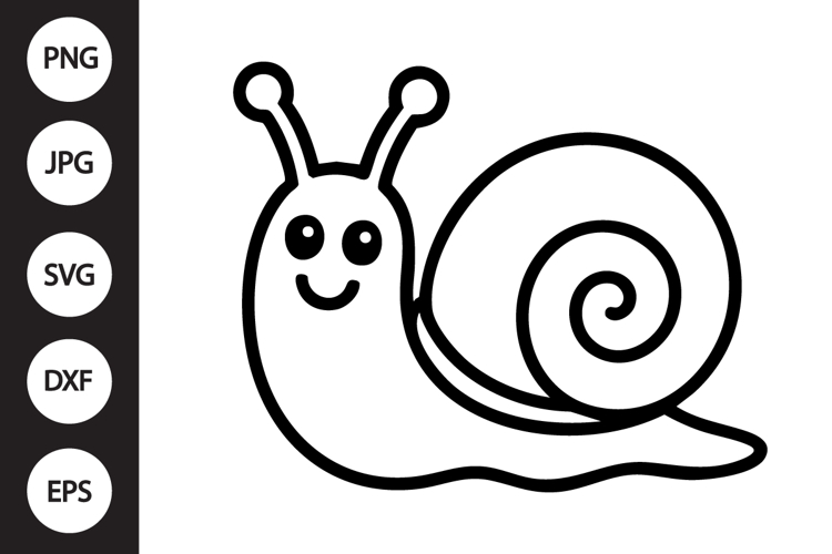 Snail Silhouette Image 12