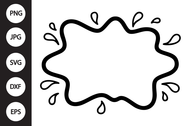 Spilled Water SVG