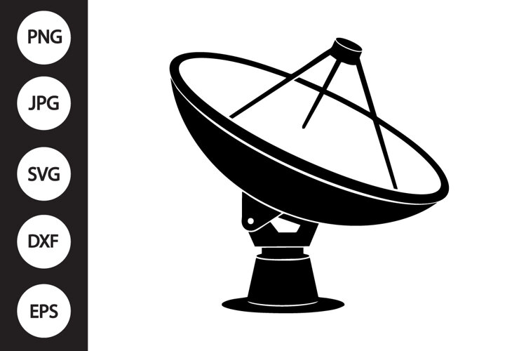 Satellite Antenna SVG example image 1