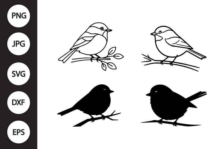 Chickadee SVG, Chickadee Clipart