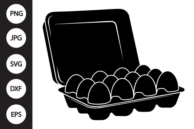 Egg Carton SVG example image 1