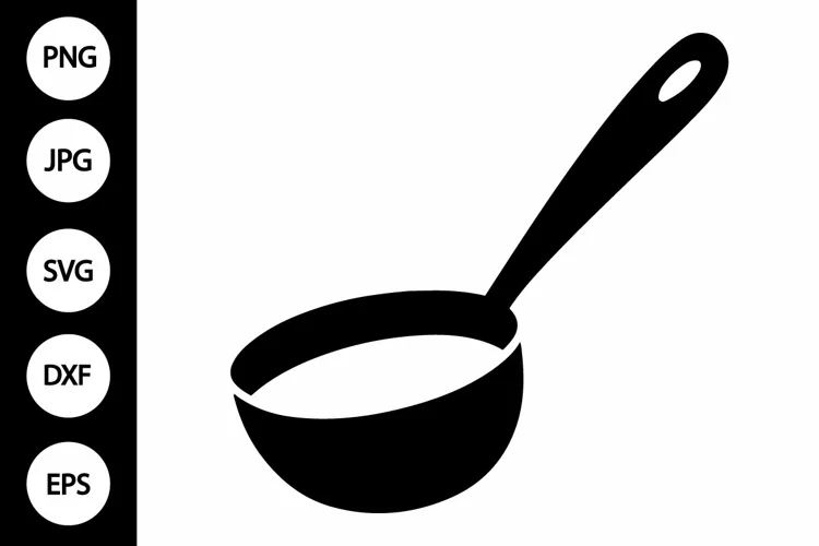Silhouette Ladle SVG