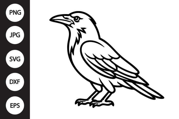 Crow SVG example image 1