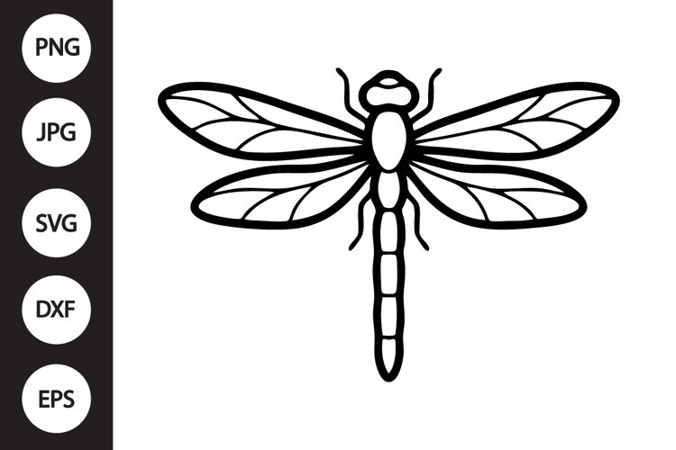 Dragonfly SVG example image 1