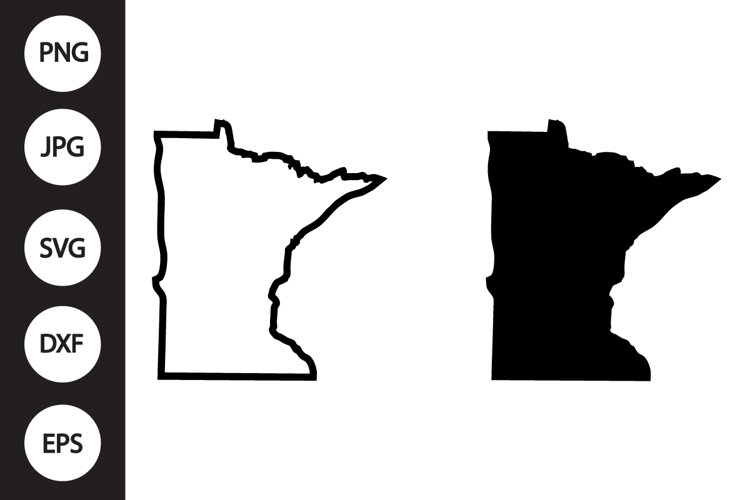 Minnesota State SVG, Minnesota State Clipart example image 1