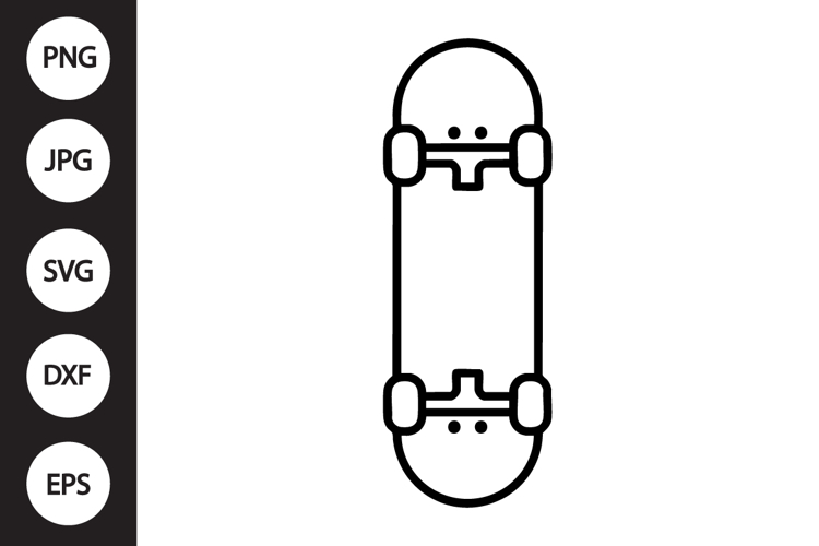 Skateboard Clipart Image 3