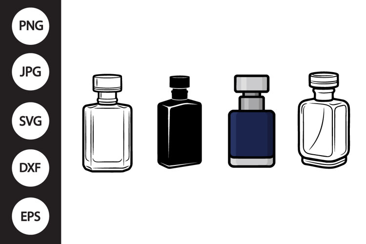 Perfume Bottle SVG, Perfume Bottle Clipart example image 1