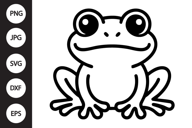 Frog Silhouette Image 12