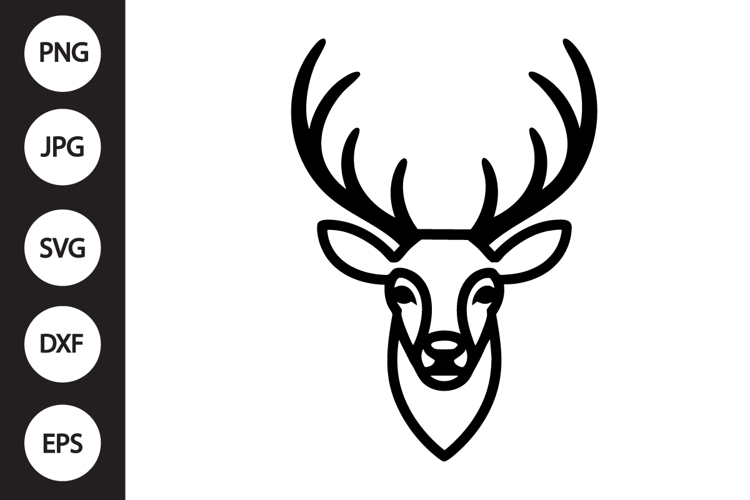 deer head clipart Image 5