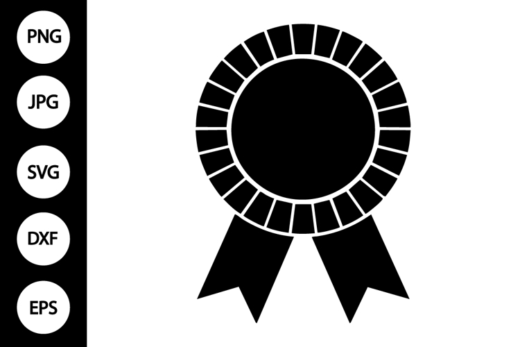 Award Ribbon Silhouette SVG