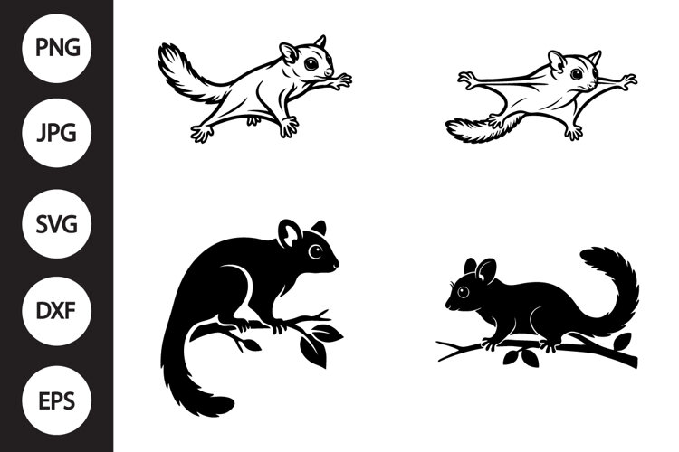 Sugar Glider SVG, Sugar Glider Clipart example image 1