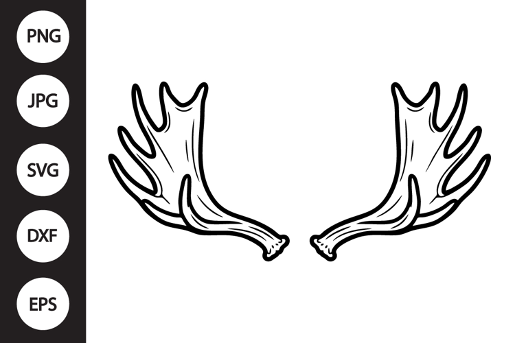 Moose Antlers SVG