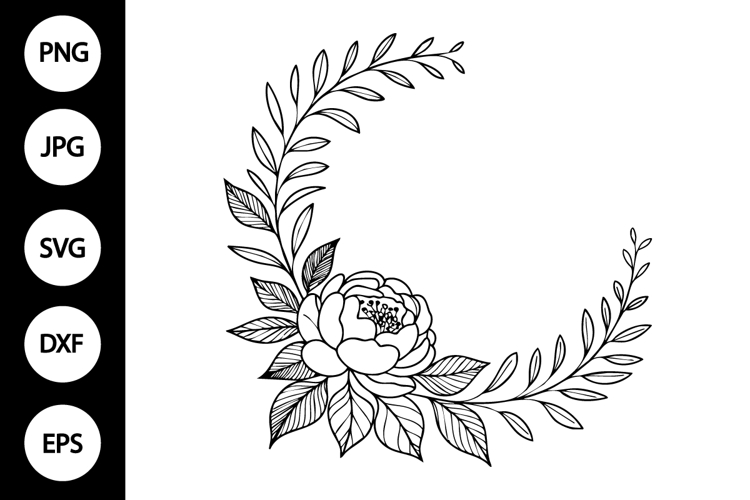 Floral Corner Svg Image 14