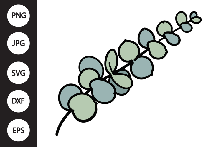 Eucalyptus Branch SVG