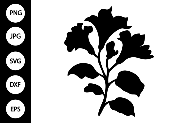Flower Silhouette Image 14