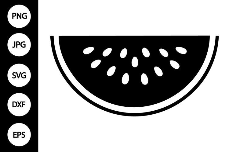 Watermelon Slice SVG