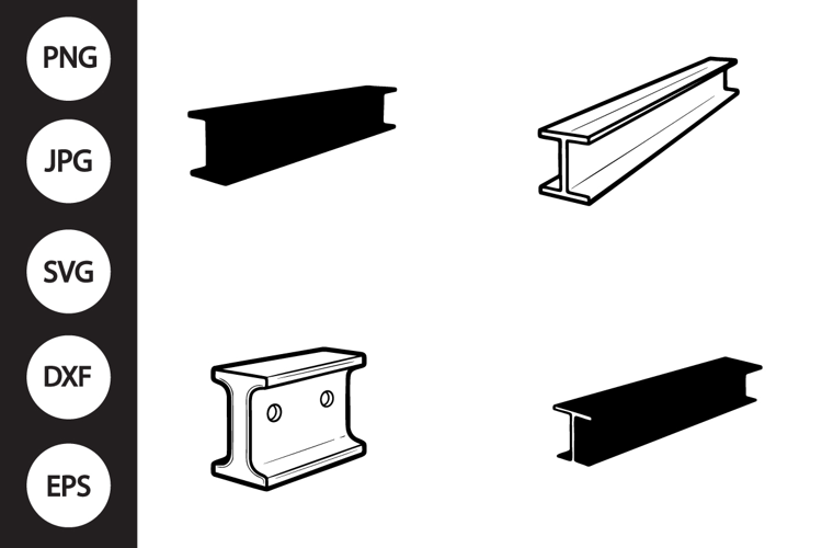 Steel Beam SVG, Steel Beam Clipart