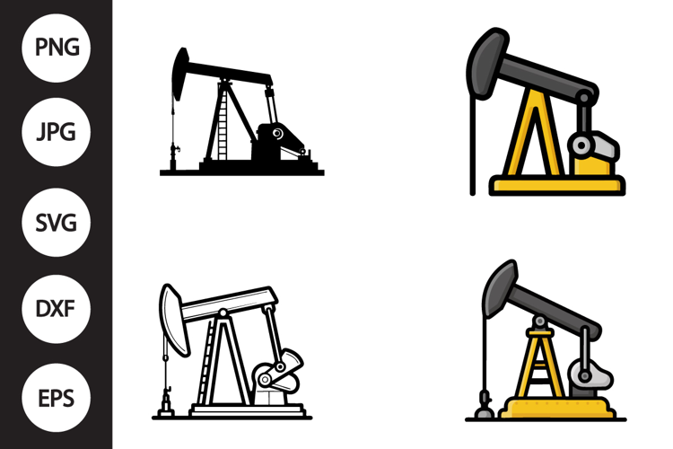 Pump Jack SVG, Pump Jack Clipart