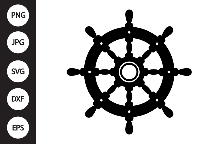  Ship Wheel SVGs Image 4
