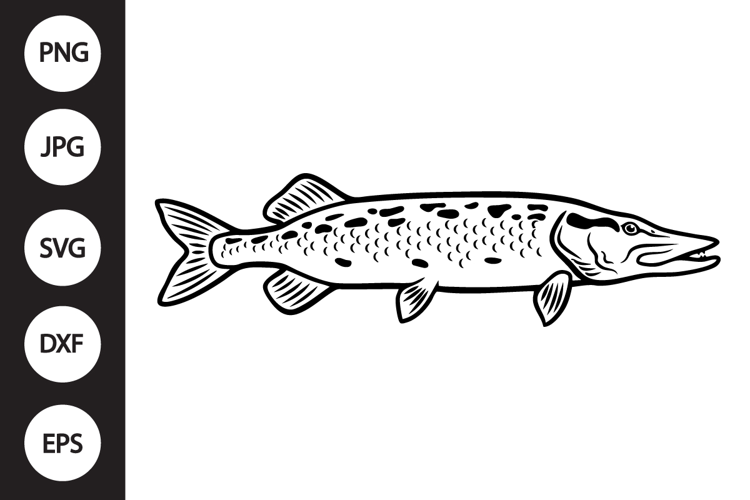 Northern Pike SVG