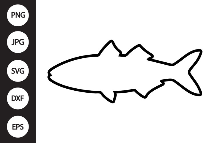 Mullet Fish SVG example image 1