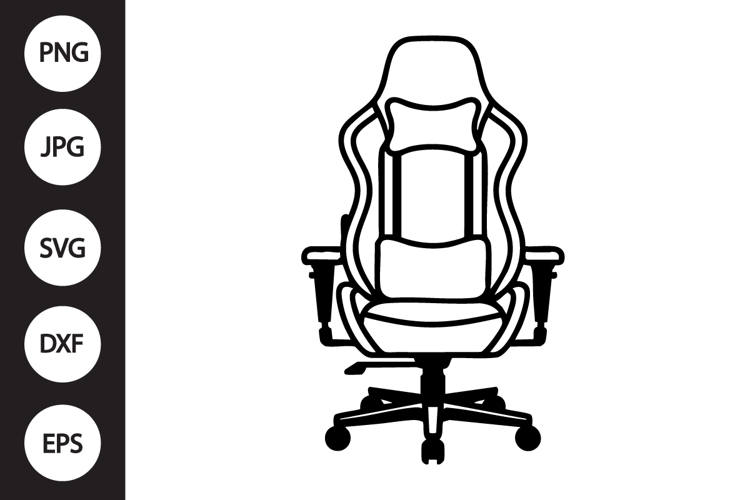 Gaming Chair SVG example image 1