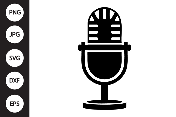 Microphone Silhouette Image 9