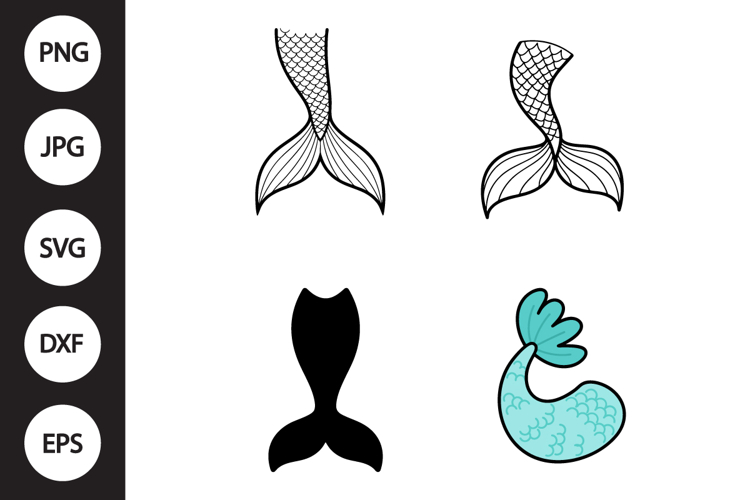 Mermaid Outline Image 12