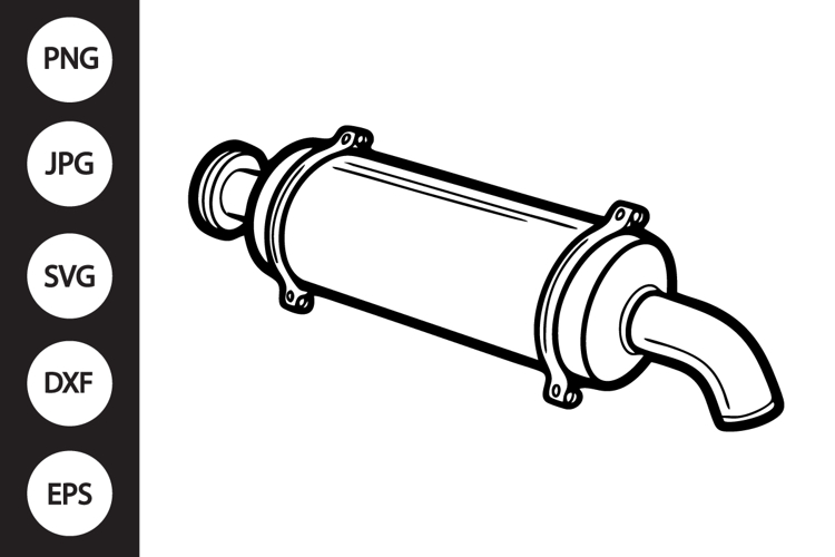 Muffler SVG