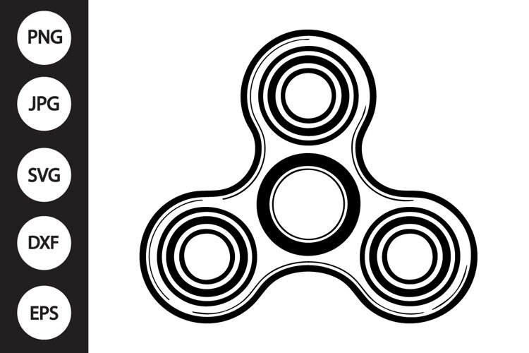 Fidget Spinner SVG example image 1