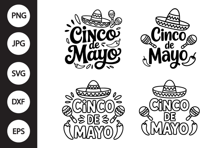 Cinco de Mayo SVG, Cinco de Mayo Clipart