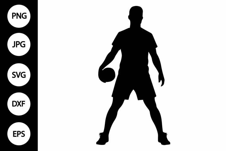 Handball Player SVG