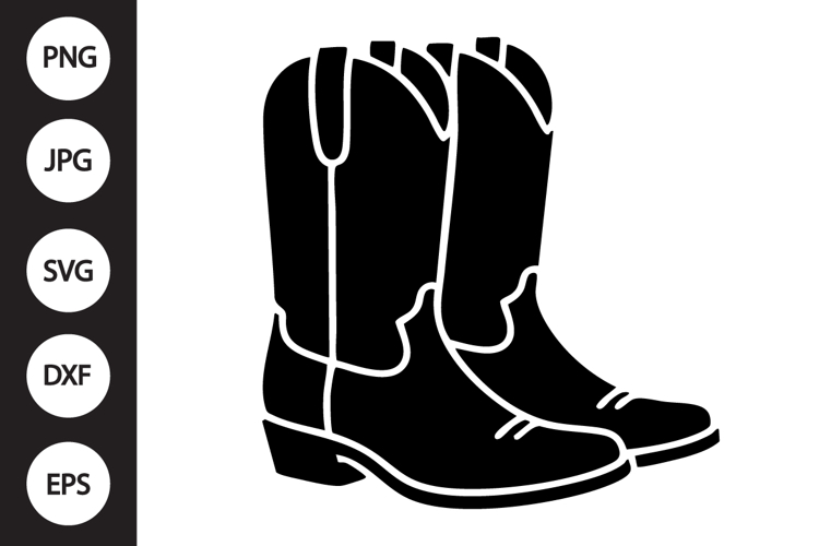 Cowboy Boot Clipart Image 2