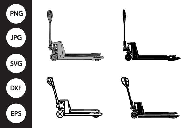 Pallet Jack SVG, Pallet Jack Clipart