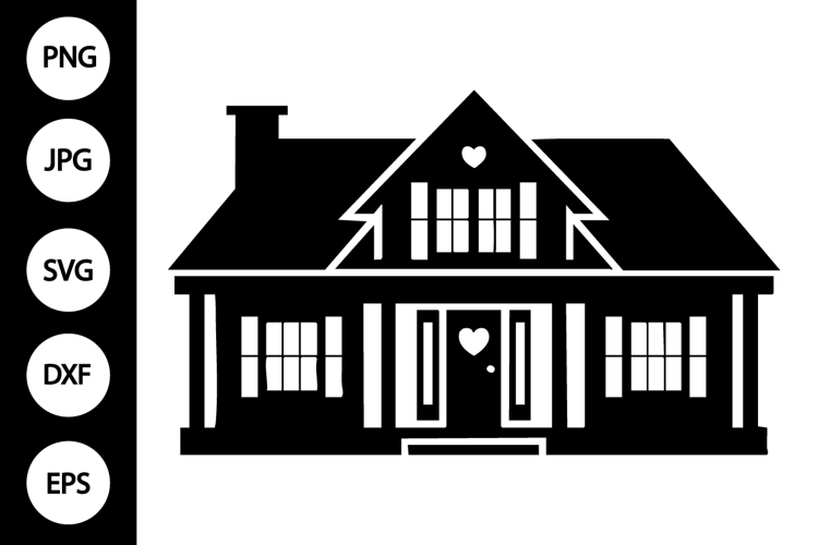 House SIlhouette SVG Image 4
