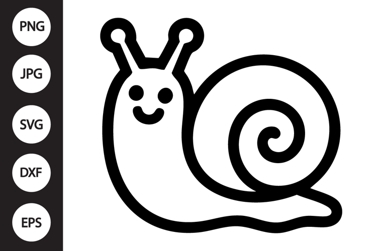 Snail Silhouette Image 10