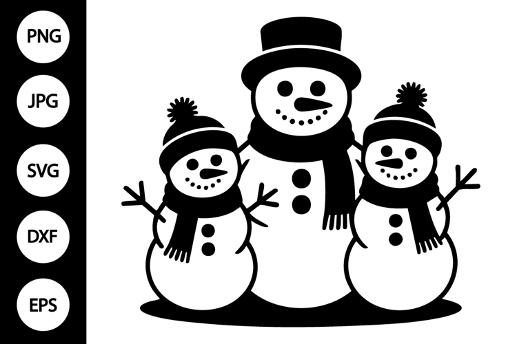 Cricut Snowman Svg Image 11