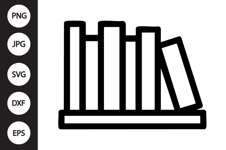 Bookshelf Clipart Image 4
